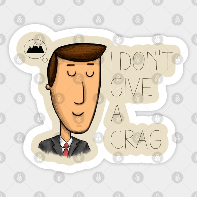 I dont give crap Sticker by FrancisMacomber